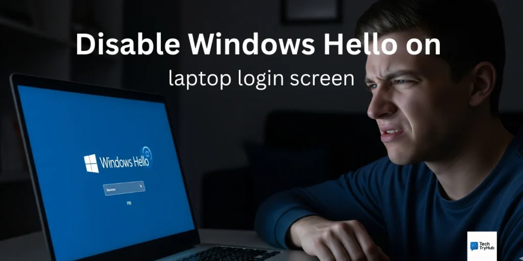 Disable Windows Hello on laptop login screen
