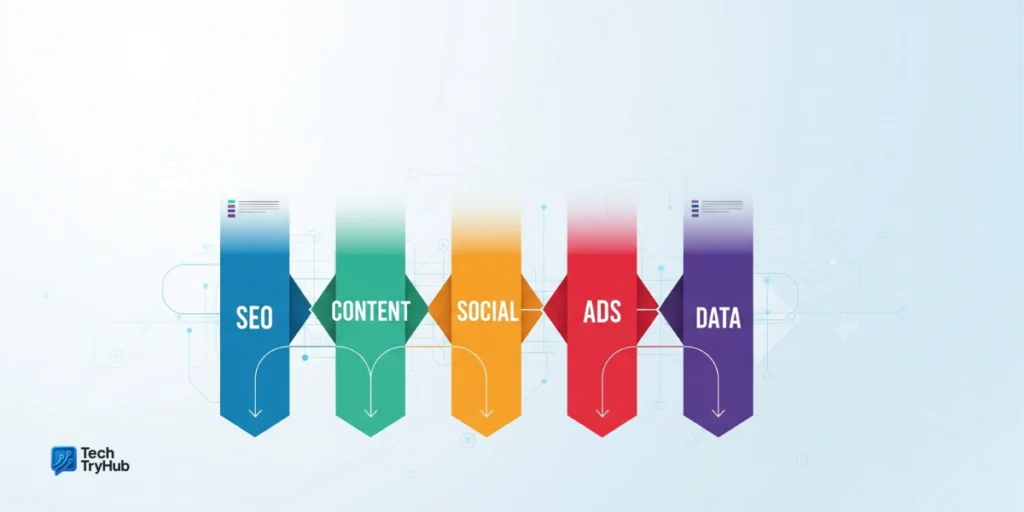 Garage2Global five-pillar framework infographic