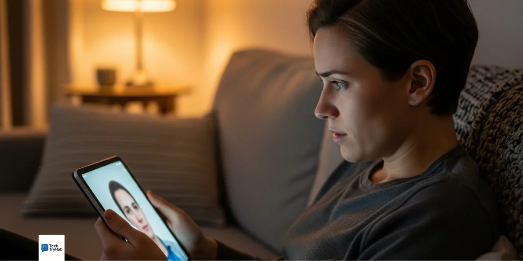 User concerned about privacy during FaceTime call