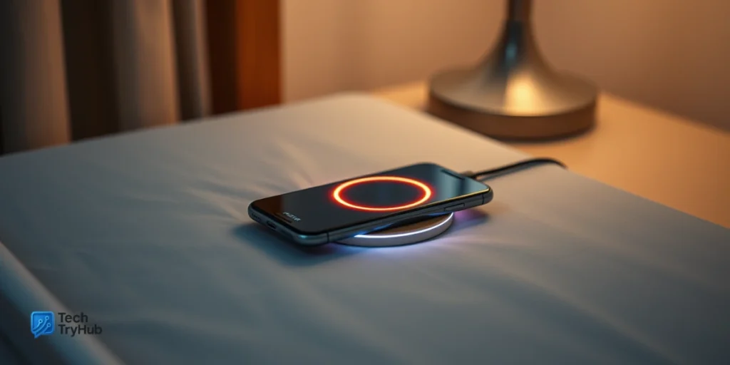 smartphone wireless charging heat effect