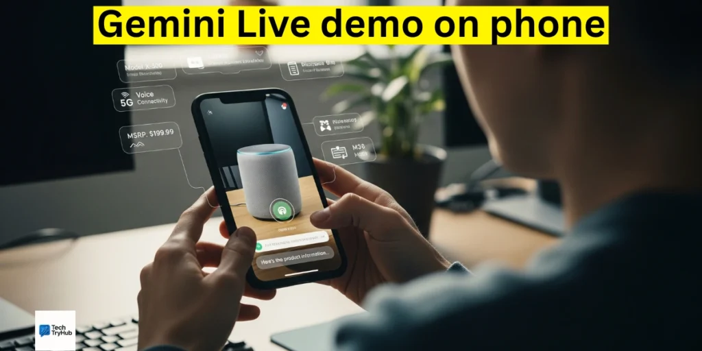 Gemini Live demo on phone, latest ai news may 2025.