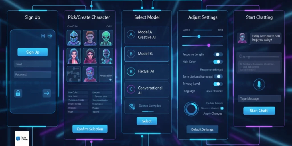 How Janitor AI Works in 5 Steps