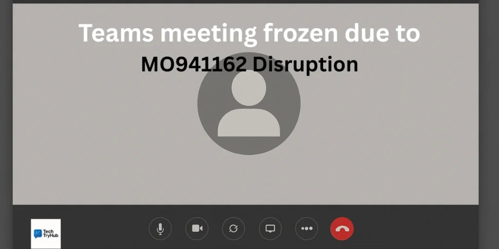 Teams meeting frozen due to MO941162 disruption