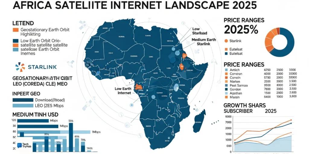 Africa Satellite Internet Landscape 2025