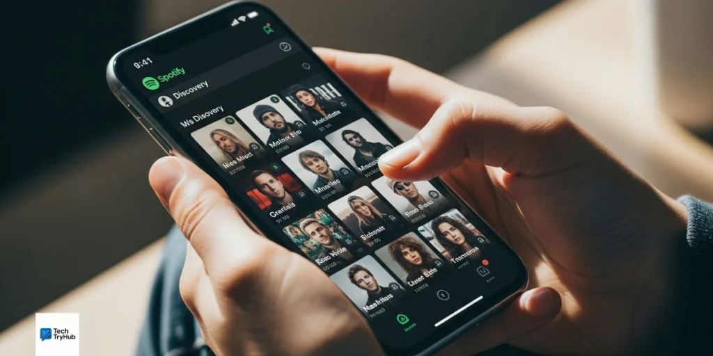 Discovering new artists through Spotify music festival data on mobile device