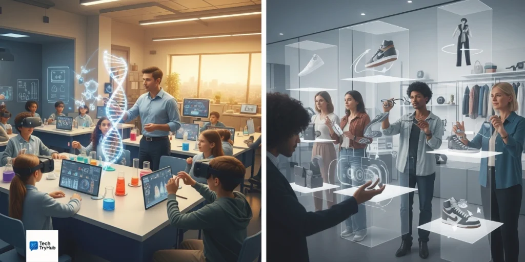 Educational and commercial applications of Online World SeveredBytes platform